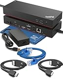 40B00135US ThinkPad Universal Thunderbolt 4 Dock - 100W Power Delivery, 8K or 4x4K Display Support, 40Gbps Transfer, 11 Ports, HDMI 2.1, DisplayPort 1.4, USB-C Docking Station