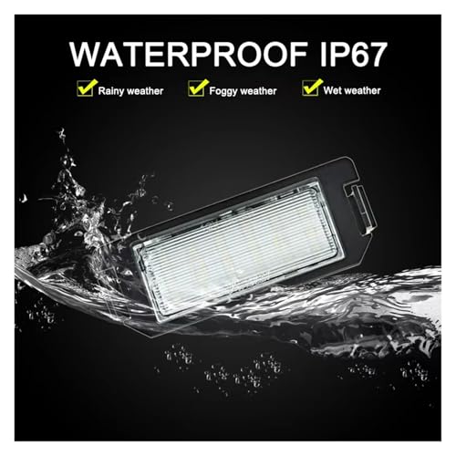 Luz de matrícula LED impermeable que elimina fallos en Kia Soul 5
