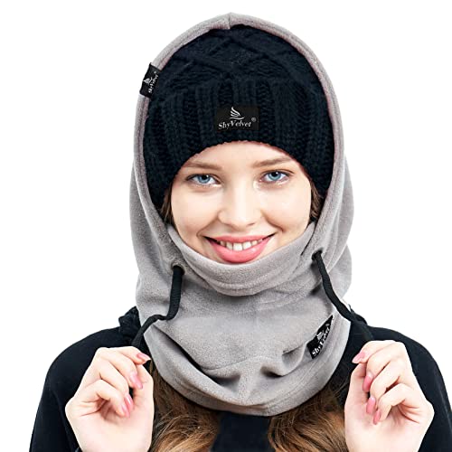 Shy Velvet Cold Weather Fleece Balaclava Ski Mask,Balaclava Wind-Resistant Winter Face Mask For Men And Women Brown #TOP4