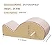 GDMSTIH Wooden Pink Pilates Arc with Spine Corrector for Core Strengthening Back Pain Relief, Pilates Spinal Corrector Arch Barrel for Back Flexibility，at Home Reformer Pilates Posture