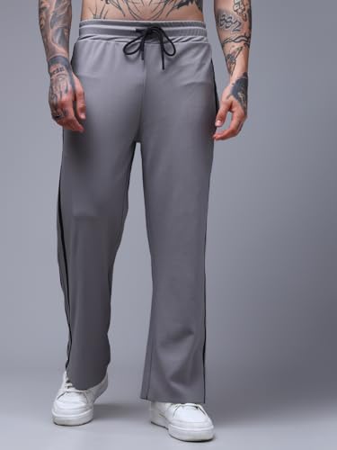 Image of Men's Loose Fit Side Tape Trackpants