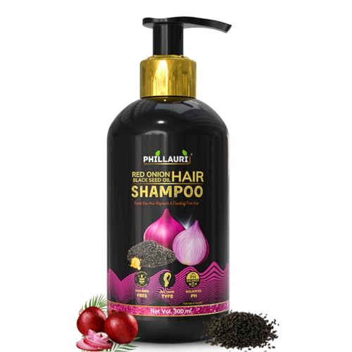 Image of Red Onion Black Seed Oil Hair Shampoo | For Hair Fall Control | For Dry and Frizzy Hair Control Hair Shampoo | For Men & Women - 300ml