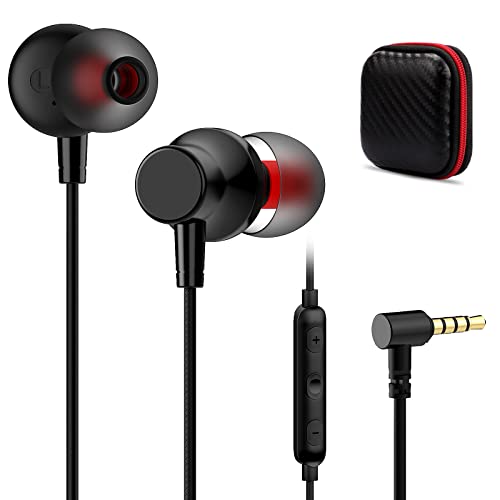 イヤホン 有線 マイク付き カナル型 パソコン PC 用 3.5mm イヤフォン ノイズキャンセリング 対応iphone 6s/SE/PS4 PS5 switch ipod/AQUOS sense8 7 wish3/moto/Xperia/Galaxy/o