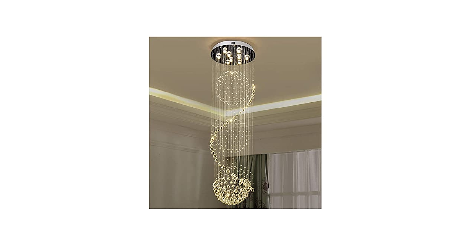 Amazon.com: NZDY Indoor Ceiling Lighting Crystal Chandelier