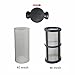 Hose,Pipeline Filter,Inline Mesh Screen, 1pcs Garden Watering Filter, 80 mesh Plastic Irrigation System Impurity Prefilter Aquaculture Household Water Pipe Strainer(3/4