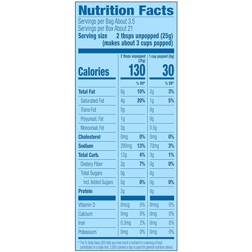 Image of Pop Secret Microwave Popcorn, Homestyle Butter Flavor, 3.2 Oz Sharing Bags, 6 Count (Pack of 1)