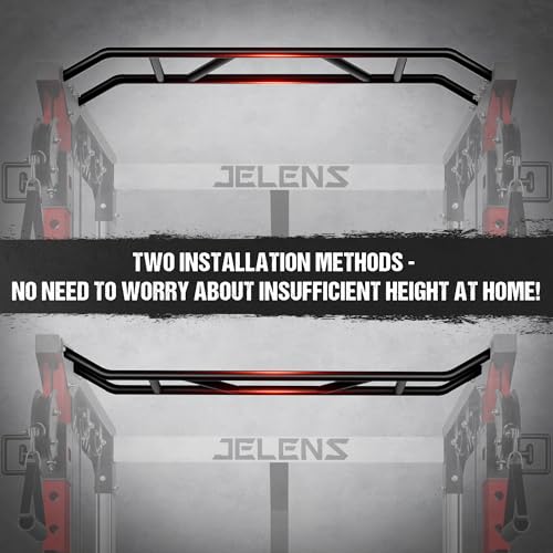 Image of JELENS C21 Power Cage, 2000LBS Multi-Function Power Rack with Independent Dual Pulley System, All-in-One Squat Rack for Cable Crossover, Home Gym Workout Machine