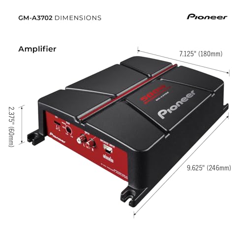 Pioneer GM-A3702 2-Channel Class A/B Car Amplifier thumb #5