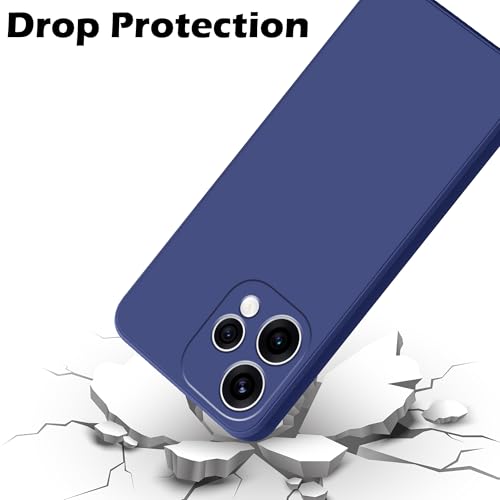 Image of amazon basics Back Cover for Oppo Reno 15 5G | Ultra Slim Soft Rubberised Case | Matte Silicone Flexible Mobile Case | Camera Protection - Blue