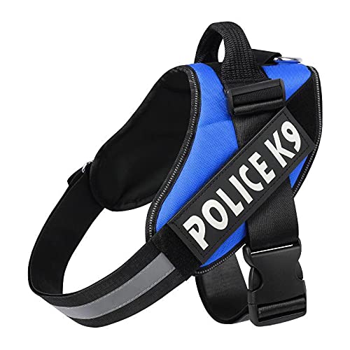 Foodie Puppies Chest Body Police K9 Harness Belt with Adjustable Hook & Straps for Service Dog,Blue (Small - 50-61.5CM Girth) (B095YCSQ7C) Amazon Price History, Amazon Price Tracker