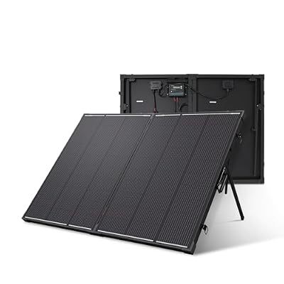 Renogy 200W Portable Solar Panel, 25% High Efficiency Solar Panel Kit with 20A Charger Controller for 12V Battery Power Station, N-Type Foldable Solar Panels w/Tempered Glass for RV, Camping Off-Grid