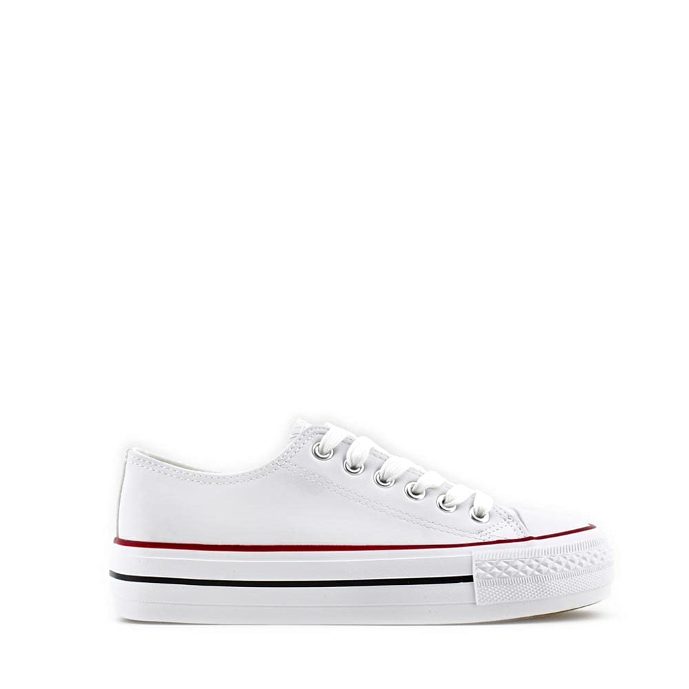 MODELISA Zapatilla De Polipiel con Cordón Casual para Mujer