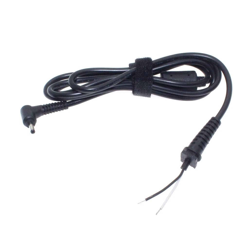 Fuente de alimentación de 3,0x1,1mm, Conector de Clavija DC 3,0x1,1 con Cable/Cable Compatible with The Adaptador Ultrabook 20AWG