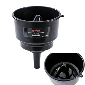 KATSU Tools Portable Fuel Filter Funnel Diesel Water Separator, Upto 20L