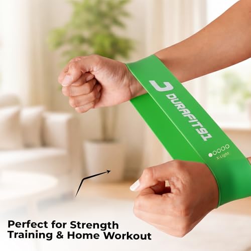 Image of Resistance Bands Set of 2 (Ultra Light to Light) Booty Bands for Unisex | Mini Loop Hip Bands for Glute, Leg & Squat Training | Exercise Bands for Gym,Yoga, Pilates, Fitness &Home Workout