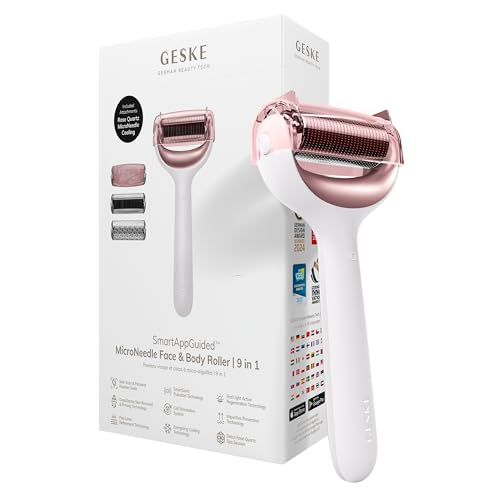 GESKE MicroNeedle Face & Body Roller | 9 in 1 | Derma Roller
