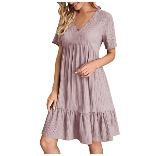 Robe chemise col V unie : la solution pour un look simple et fluide