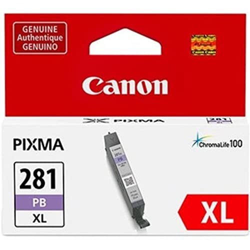 Canon Cli-281 Xl Photo Blue Ink Tank Compatible To Ts9120 Series,Ts8120 Series, Ts8220 Series #TOP1