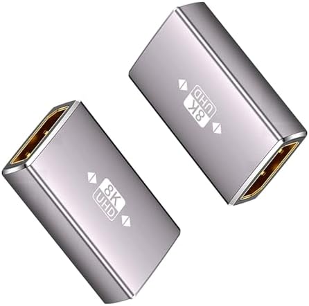 VMOJO 2er Pack DisplayPort Adapter - 8K UHD HDR Stecker Auf Buchse, Kompatibel Mit DP 1.4/1.3/1.2