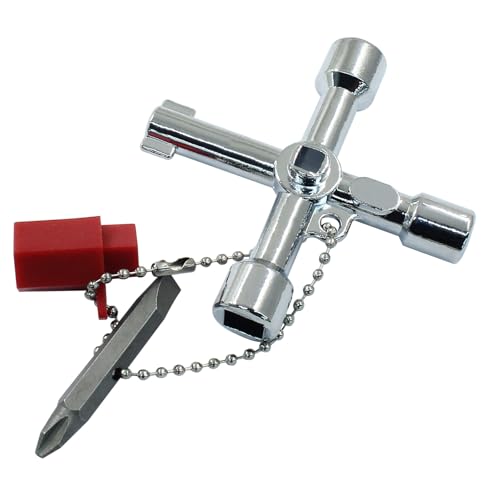 Unlorspy 4 in 1 Cross Water Key with Bit 4
