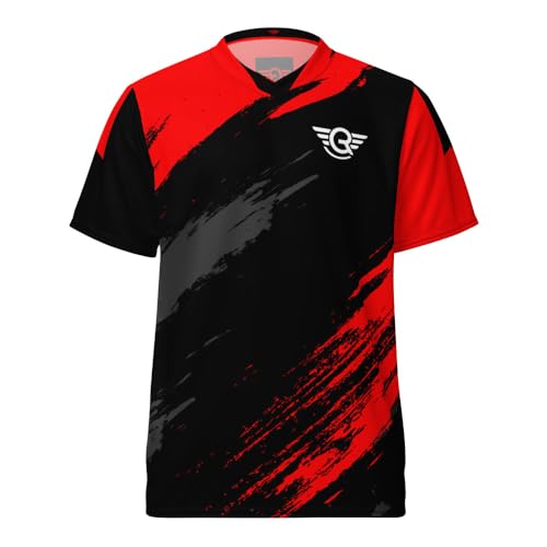 GearRivals Esports Jersey | Made in USA | Design #2 Black and Red
