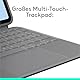 Logitech Combo Touch Tastatur-Case für iPad Air 11 Zoll (M2 und M3), iPad Air (5. Generation) – Abnehmbare Tastatur mit Hintergrundbeleuchtung und Halterung, Deutsches QWERTZ-Layout - Grau
