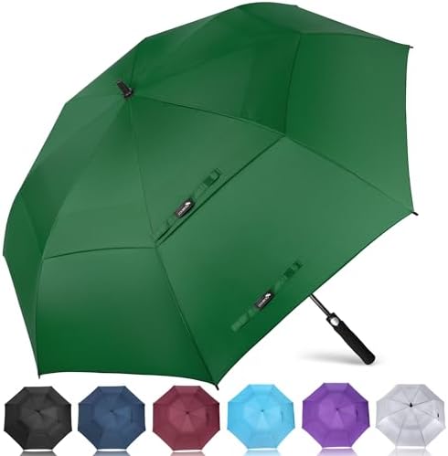 ZOMAKE Regenschirm Groß Sturmfest XL/XXL - Großer Golf-Regenschirm, Windsicher & Stabil, Automatik Großer Schirm, Herren & Damen, 2 Personen, Outdoor & Reise