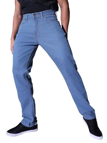 Image of Hubberholme Men Black Cotton Fabric Relaxed Fit Mid-Rise Stretchable Jeans