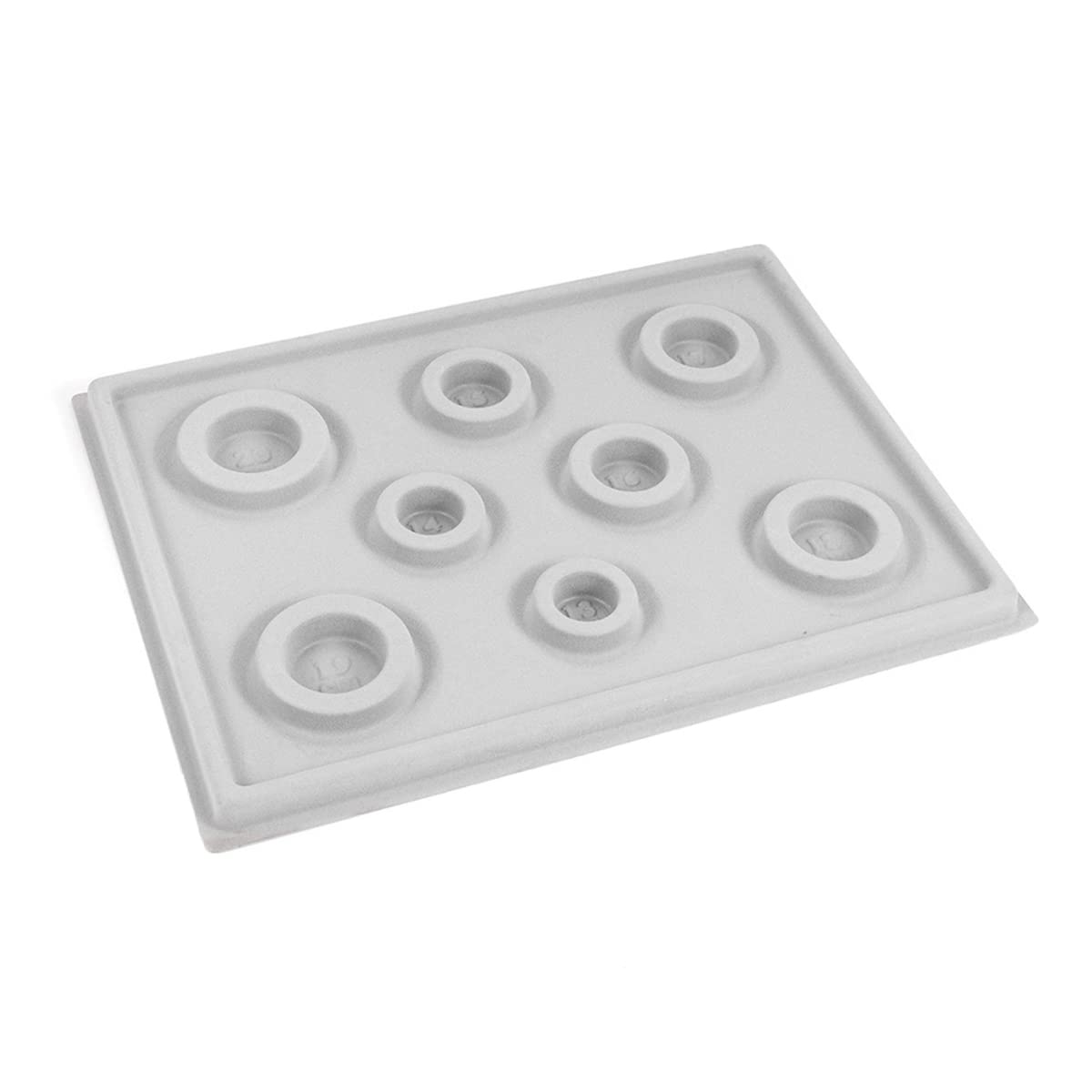Bead Design Board For Jewelry Making - 19.5x34 Cm Gray Flocked Board, DIY Bracelet & Necklace Planner - View #5