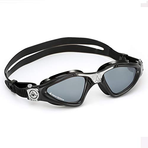 Aqua Sphere Kayenne Goggles - Black/Silver with Smoke Lens