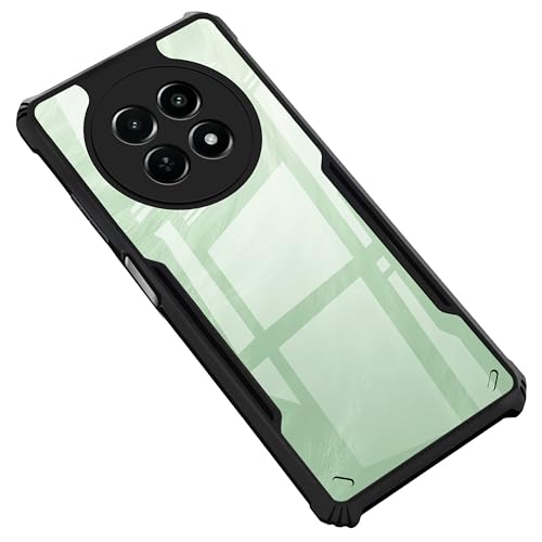 Image of Zapcase Back Case Cover for Realme Narzo N65 5G | Compatible for Realme Narzo N65 5G Back Case Cover | Clear Case with Camera Protection | (TPU + PC | Matte Black)