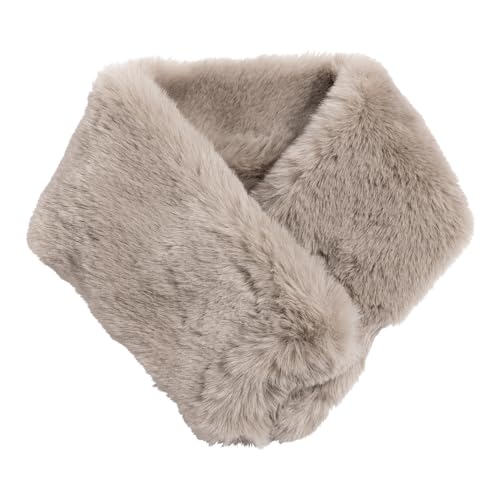 Magnet Faux Fur Tippet Women's Scarf, Thick Neck Wrap, Cold Protection, Warm Collar Winter Snood
