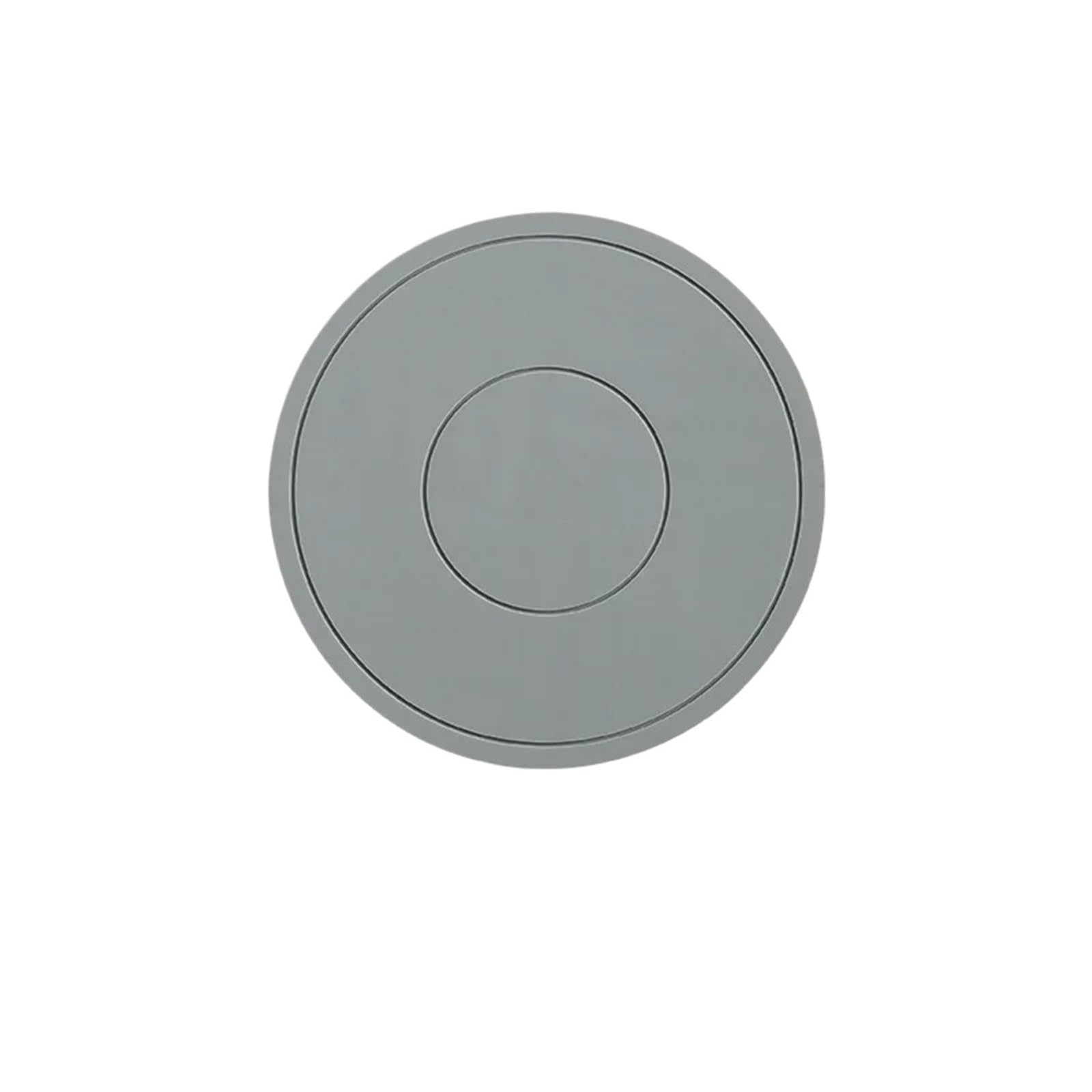 4pcs High Temperature Resistant Thickened Silicone Coaster Round Microwave Oven Mat Placemat Heat Insulation For Table(Grey)