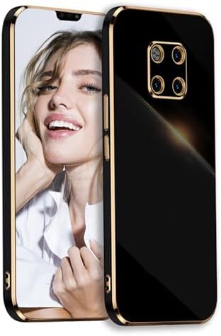 Coque Huawei Mate 20 Pro NiaCoCo - Silicone Liquide Ultra Fine - Anti-choc, Anti-rayures - Rose - Accès Boutons Facile