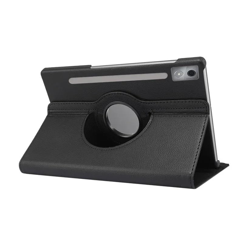 Image of ColorCase 360 Degree Rotater Flip Cover Case for Lenovo Idea Tab Plus (12.1 Inch) - (Black)