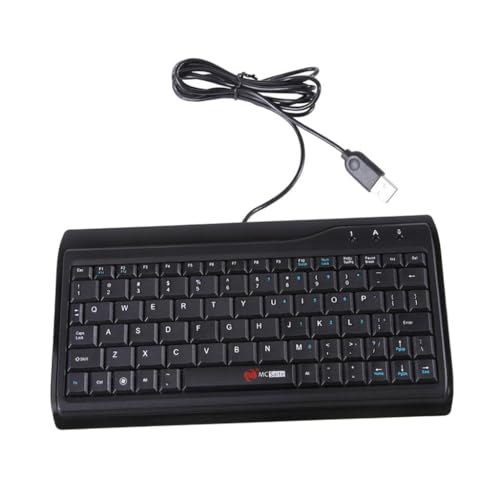 Teclado silencioso para oficina y espacios compartidos con cable estable mini 4