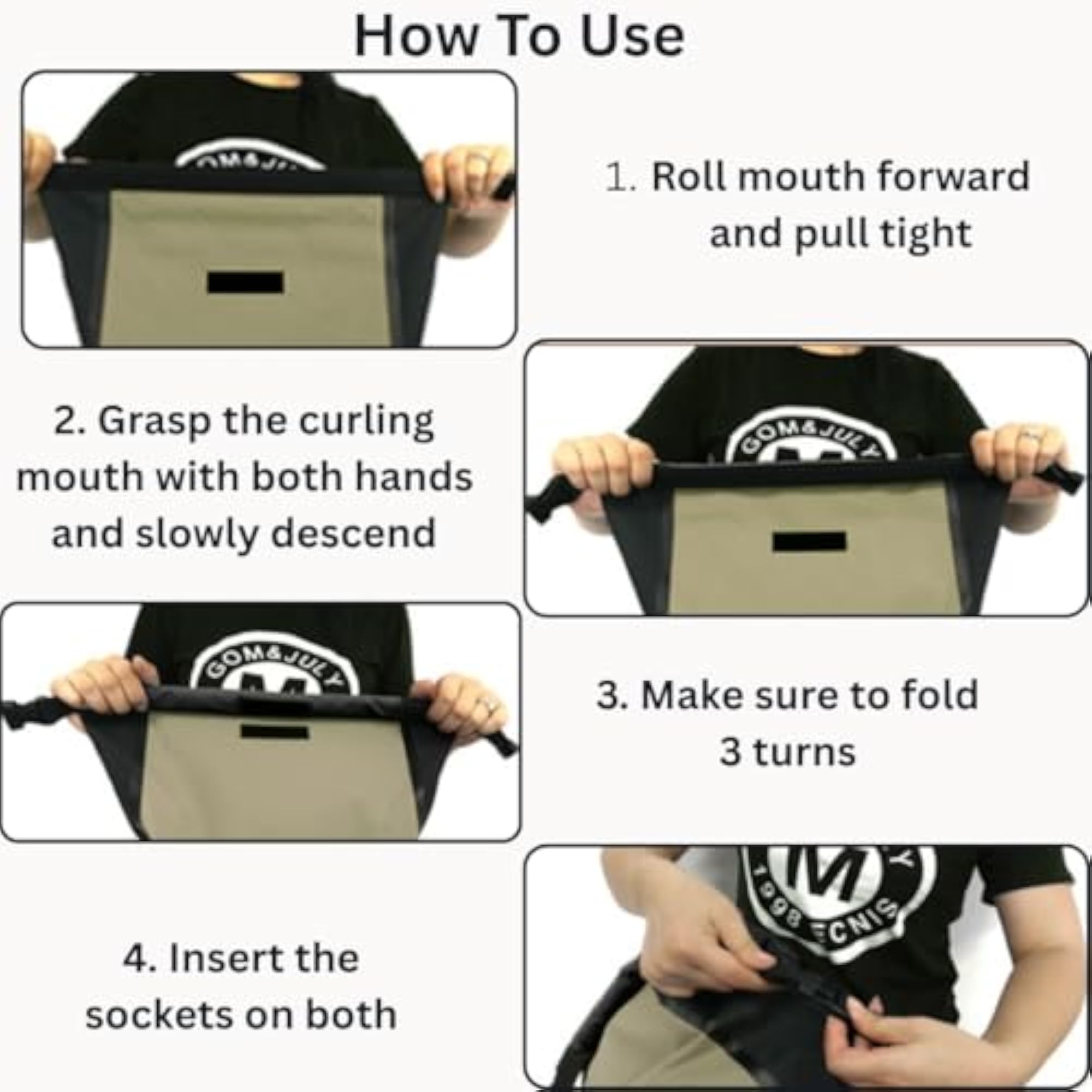 PVC Water Resistant Backpack for Water Sports Storage