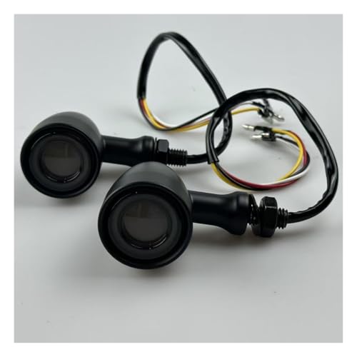 Indicateurs moto clignotants LED universels avec feu de jour et freinage pour custom - 3