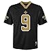 NFL New Orleans Saints Drew Brees Youth Boys 8-20 Mid-Tier Jersey, Black, Large (14/16)