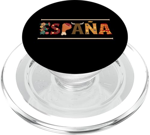 Español Fiesta España Bull España Flor España Bandera España PopSockets PopGrip para MagSafe