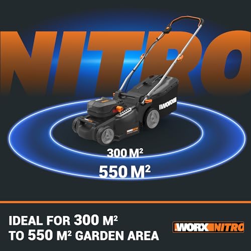 PowerShare Brushless Cordless Lawnmower 37cm | Brushless IntelliCut motor adjusts to grass; 2-in-1 mulch & bag; 6-height adjust; up... - Image 5