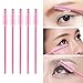 Tbestmax 500 Disposable Mascara Wands Eyelash Brush Pink Spoolies for Eyebrow Eye Lash Extension