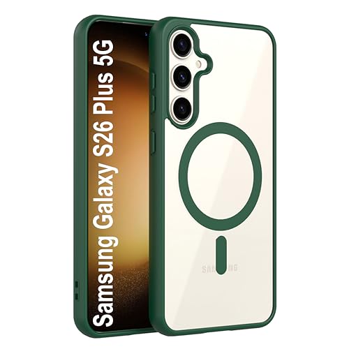 Image of Zapcase Back Case Cover for Samsung Galaxy S26 Plus 5G | Compatible for Samsung Galaxy S26 Plus 5G Back Cover | Scratch-Resistant Back Cover | Forest Green