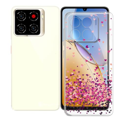 Coque ZTE Blade A56 évite les rayures et casses avec l'étui souple Amour Rose
