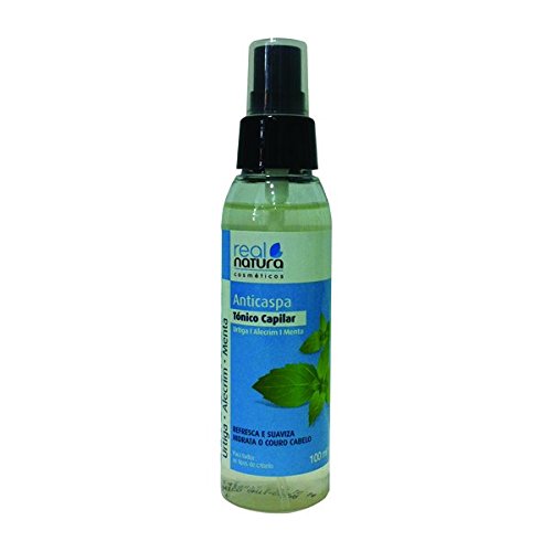 Real Natura - Tónico Capilar Pro-Anticaspa - Control Efectivo de Caspa - Ingredientes Naturales - Alivio del Picor - Uso Diario - Fragancia Refrescante - 100 ml