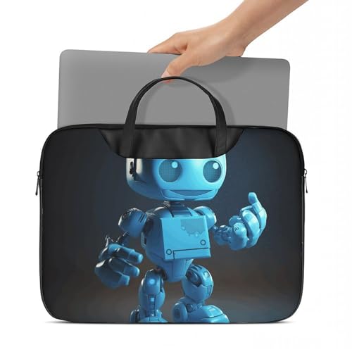 Bolso Porta Laptop Azul Impermeable 17 Pulgadas miniatura 5