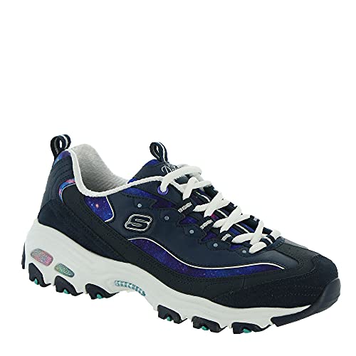 Skechers Sport D'Lites-Galaxy Fantasy Women's Sneaker 10 C/D US Navy-Multi
