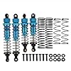 XBERSTAR 1/10 RC Voor-Achter Schokdemper 4-Pack Aluminium Schokdempers voor Tamiya DT-02 DF-02 DT-03 TT-02B 1/10 RC Upgrade Onderdelen (Rood XBERSTAR 1/10 RC Voor-Achter Schokdemper 4-Pack Aluminium Schokdempers voor Tamiya DT-02 DF-02 DT-03 TT-02B 1/10 RC Upgrade Onderdelen (Rood