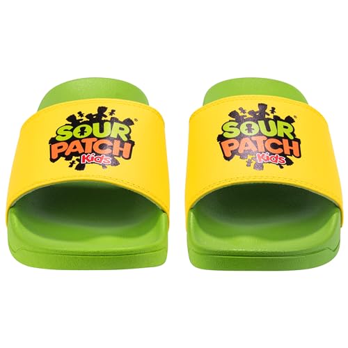 Odd Sox–Sour Patch Kids Slide Slippers–Soft Slip-On Sandals–Unisex Comfort House Slippers-Indoor/Outdoor Footwear3