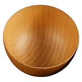 TIDTALEO Holz Nudelschale aus Hochwertigem Material für Suppen für Buffets und Restaurants Handgefertigte Japanische Reisschale aus Jujube Holz Kleine